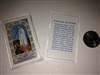 SMALL HOLY PRAYER CARDS FOR NUESTRA SENORA DE LOS FATIMA IN SPANISH SET OF 2 WITH FREE U.S. SHIPPING!