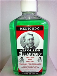 RELAMPAGO MEDICATED ALCOHOL IN THE 7 FL OZ SIZE (ALCOHADO)