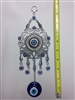 TURKISH GLASS EVIL EYE HANGING AMULET FOR PROTECTION