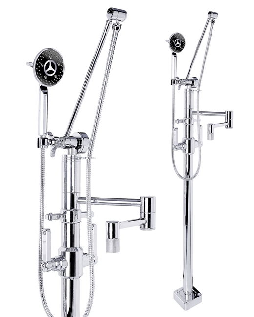 ARGONAUT FREESTANDING TUB FILLER W/ HAND SHOWER