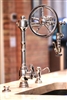 WATERSTONE TRADITIONAL WHEEL PULLDOWN FAUCET 5100