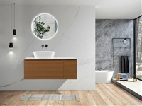 Simon 48â€³ Wall Mount Vanity With a Porcelain Vessel Sink