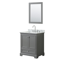 Deborah 30" Single Bathroom Vanity by Wyndham Collection - Dark Gray