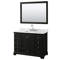 Deborah 48" Single Bathroom Vanity by Wyndham Collection - Dark Espresso