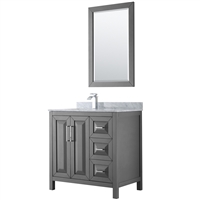 Daria 36" Single Bathroom Vanity by Wyndham Collection - Dark Gray