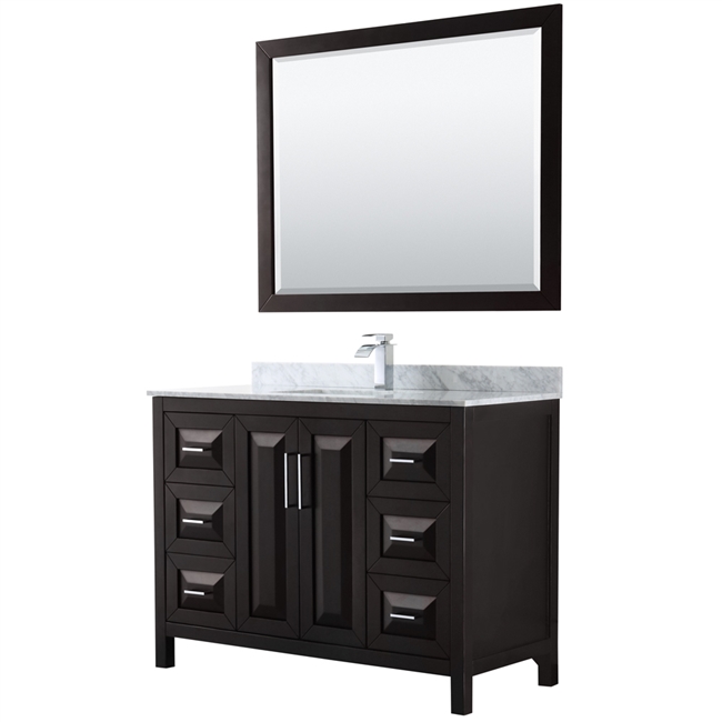 Daria 48" Single Bathroom Vanity by Wyndham Collection - Dark Espresso