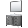 Daria 48" Single Bathroom Vanity by Wyndham Collection - Dark Gray