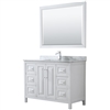 Daria 48" Single Bathroom Vanity by Wyndham Collection - White