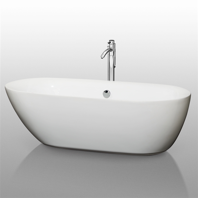 Melissa 65" Soaking Bathtub by Wyndham Collection