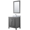 Daria 30" Single Bathroom Vanity by Wyndham Collection - Dark Gray