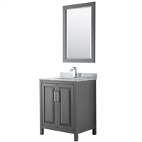 Daria 30" Single Bathroom Vanity by Wyndham Collection - Dark Gray