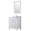 Daria 30" Single Bathroom Vanity by Wyndham Collection - White