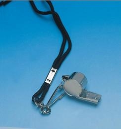 Whistle, Metal Police Signal Whistle with lanyard
