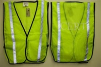 CERT imprinted, Hi-Viz Green Mesh Vest, Size: Unisize (M-XL)