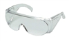 Safety Glass, Clear Lens, Visitor Spec, Fits Over Prescription Glasses*