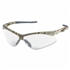NEMESIS Anti-Fog/Anti-Scratch Safety Glasses, Clear Lens, Camo Frame