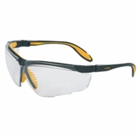 Honeywell UvexTM Genesis X2TM Safety Glasses, Anti-Fog/Anti-Scratch,  Clear Polycarb Hard Coat Lenses, Black/Yellow Polycarb Frame