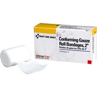 Gauze Roll Bandage, 2 inch Conforming, 2 rolls per box