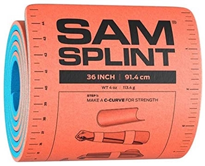 SAM SPLINT, 36 inch, REUSABLE, WATERPROOF, 4.5x36