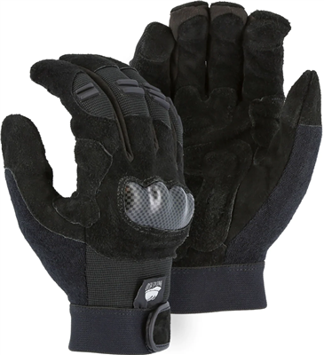 Gloves, Mechanics Knuckle Head Style, with TPU Guard