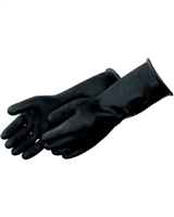 Black Rubber Glove, 18in, 40mil
