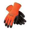 PowerGrab Thermo HI-VIZ Seamless Knit Acrylic Terry Gloves w/ Latex Microfinish Grip