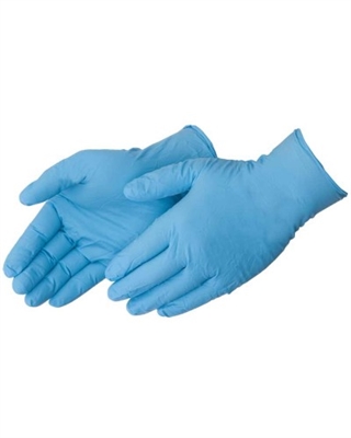 Vinyl 5mil Disposable Gloves, Industrial Grade, Blue