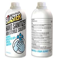 Blaster Hand Sanitizer, 80% Alcohol Antiseptic Solution, 8.5oz