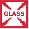 Label, Glass, 4in x 4in 500each/roll