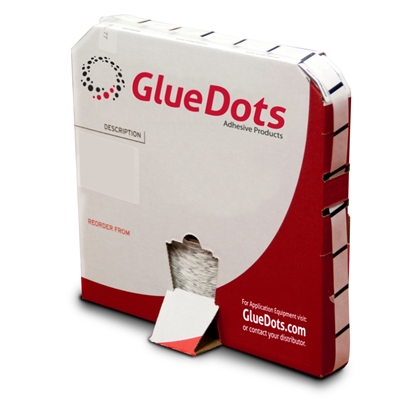Glue Dot 1/2inch dia HIGH tac low profile 4000 dots per box