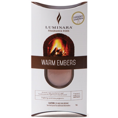 Luminara  Fragrance Cartridge For Fragrance Diffusing Candles - Warm Embers