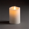 LightLi by Liown - Moving Flame - Flameless LED Candle - Indoor - Ivory Paraffin Wax - Remote Ready - 3" x 4.5"