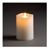 LightLi by Liown - Moving Flame - Flameless LED Candle - Indoor - Ivory Paraffin Wax - Remote Ready - 3.5" x 5"