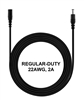 10-ft Power Extension Cable - REGULAR-DUTY - 22AWG - 2A - 5.5mm x 2.1mm Barrel Connectors - Works with Battery Eliminator Kits