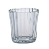 Tealight Candle Cup Holder - Clear Glass With Scalloped Edges - 2.2" x 2.4"