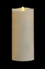 Matrixflame - Flickering Digital Flameless LED Candle - Indoor - Vanilla Scented - Ivory Wax - Remote Ready - 3.5" x 9"