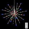 RAZ Imports - 18" Silver Starburst with 80 Multi-Colored LED Lights and Remote Control