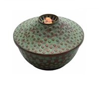 Aqua Torch - LED Light-Up Table-Top Water Fountain - Indoor/Outdoor - 4.75" x 7.25" - Patina