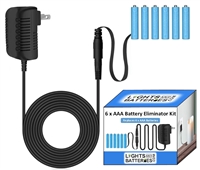 6 x AAA Battery Eliminator Kit