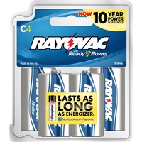 Rayovac - C - 1.5V - Ready Power Alkaline Battery - 4-Pack