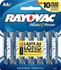 Rayovac - AA - 1.5V - Advanced High Energy Alkaline Battery - 6-Pack