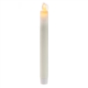 Matchless - Moving Flame LED Taper Candle - Indoor - Wax Dipped - Ivory - Unscented - Remote Ready - 1" x 8.5"