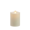 Matchless - Moving Flame LED Candle - Indoor - Wax - Ivory - Vanilla Honey Scent - Remote Ready - 3.5" x 5.5"