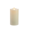 Matchless - Moving Flame LED Candle - Indoor - Wax - Ivory - Vanilla Honey Scent - Remote Ready - 3.5" x 7.5"