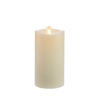 Matchless - Moving Flame LED Candle - Indoor - Wax - Ivory - Vanilla Honey Scent - Remote Ready - 3.5" x 7.5"