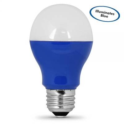 Feit Electric - LED Bulb - A19 - Blue - Non-Dimmable