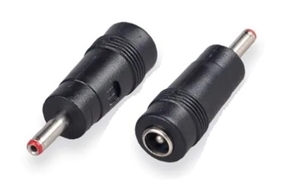 Connector Adapter - 5.5mm x 2.1mm Female Barrel Socket - 3.5mm x 1.35mm Male Barrel Plug