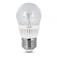 Feit Electric - LED Bulb - A15 Clear - 40W Equivalent - 3000K Warm White - 300 Lumens - Dimmable
