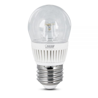 Feit Electric - LED Bulb - A15 Clear - 40W Equivalent - 3000K Warm White - 300 Lumens - Dimmable