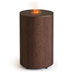 Coldfire by iLLure - Faux Fire Tabletop Decor Flame Module - 4.25" x 6.5" - Remote Control - Mahogany